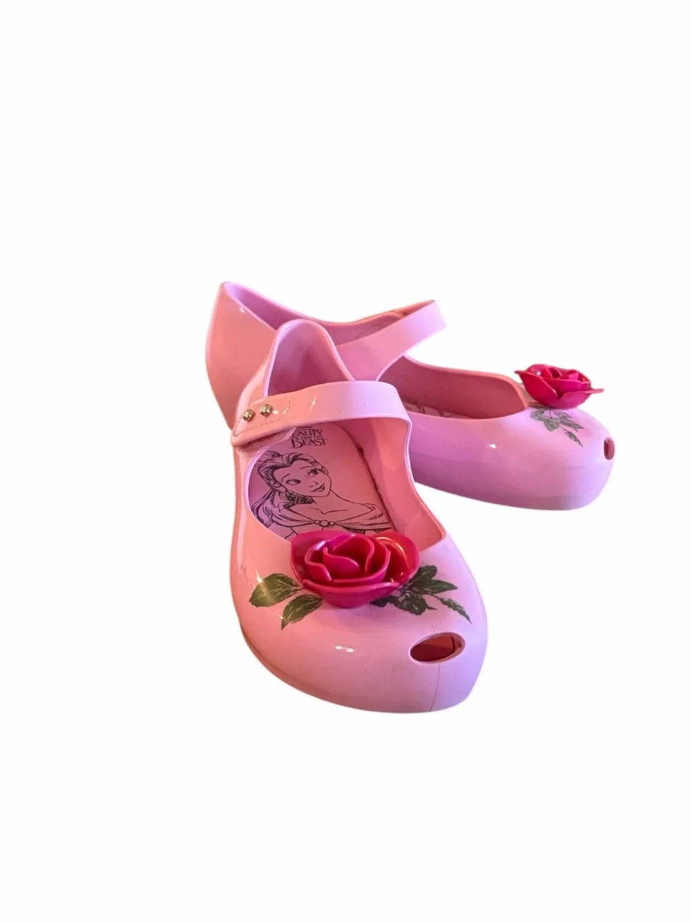 Mini Melissa Ultra Girl + Disney Beauty and the Beast Mary Jane Flats.